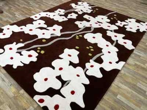 Hand Tufted Modern Wool Rug For Living Room Bedroom Handmade Carpet - Picture 1 of 4