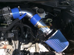 Blue 2PC Air Intake System Kit Filter For 2007-2012 Nissan Altima 2.5L L4 - Picture 1 of 1