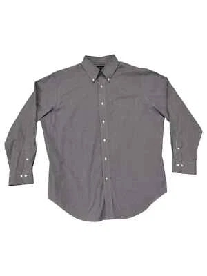 Polo By Ralph Lauren Mens Dress Shirt Button Down Blue Checkered 17 34/35 - Image 1 of 3