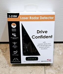 Whistler Z-31RW Premium Laser Radar Detector New SEALED Bilingual Text Display