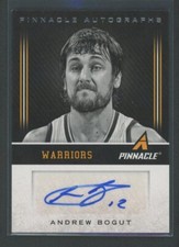 2013-14 Andrew Bogut Auto Panini Pinnacle Autographs