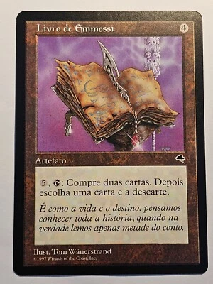 Emmessi Tome●TEMPEST●MTG●PORTUGUESE●RARE●1997●NM●1818 - Image 1 of 2