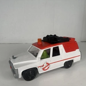 GHOSTBUSTERS 2016 Ecto 1 Light up car Mattel Ecto Mini Slimer Tested Working - Picture 1 of 7