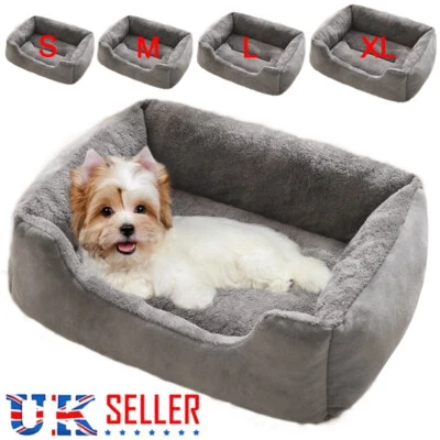 Cat Dog Bed Cat Bed Soft Washable Puppy Cushion Warm Pet Basket S M L XL - Image 1 of 4