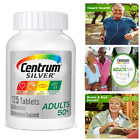 Centrum Silver MultiVitamin MultiMineral Complete Vitamin 125 Tabs Adults 50+