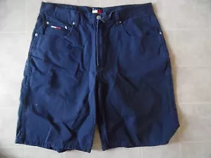 PANTALONES CORTOS VINTAGE TOMMY HILFIGER HOMBRE AZUL MARINO TALLA 36 ALGODÓN - Imagen 1 de 2