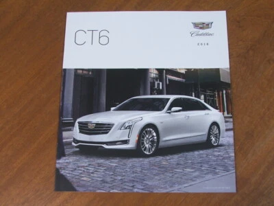 2018 Cadillac CT6 original large format 8 page brochure - KOREAN text - image 1 of 4