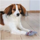 Grey Anti  Slip Rubber Grip XLarge Dog Socks Wooden Laminated Tiled Floors