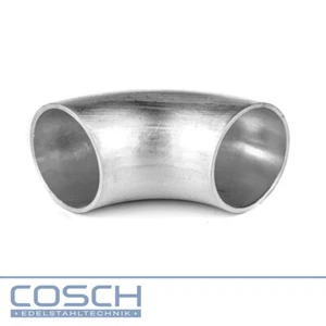 Acero V2A 90°Áspero alrededor de los Bordes Soldadura de Montaje Ø 21,3-60,3 MM - Imagen 1 de 14