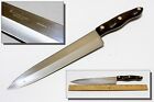 Cutco Usa Chef Knife No 1025 Original Brown Swirl Handle 9" Blade Vintage