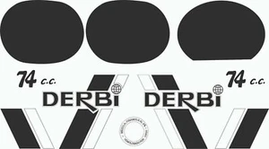 STAR SAM® - DERBI TT8 STICKERS KIT FÜR KLASSISCHE MOTORRÄDER - Bild 1 von 1