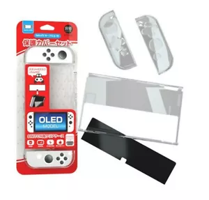 For New Nintendo Switch OLED Hard Protective Case Anti-slip Cover Back Grip - Picture 1 of 1