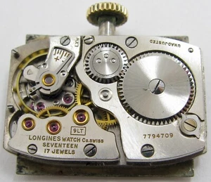 Longines 9LT 25.17 ABC 17 Jewels Uhrwerk & Zifferblatt zum Teil ... #7794709 - Bild 1 von 4