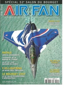 AIR FAN N°450 SPECIAL 52e SALON  BOURGET / RAFALE / F-35 LIGHTNING / QAHER F-313 - Imagen 1 de 2