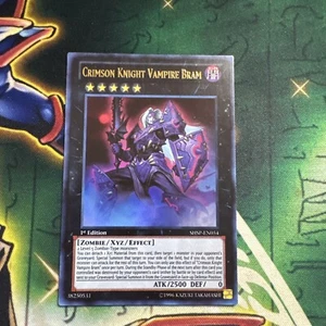 Yugioh! Crimson Knight Vampire Bram SHSP-EN054 Ultra Rare 1st Edition VLP/NM - Picture 1 of 2
