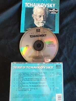 Tchaikovsky CD RESTORED Resurfaced Polished New Case Piano + Violkin Concertos + Foto 1 de 2