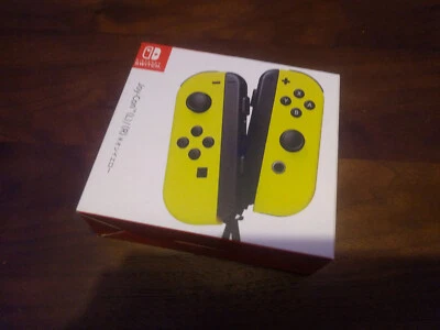 NEW Neon Yellow Nintendo Switch Joy-Con, mint in box - Image 1 of 4