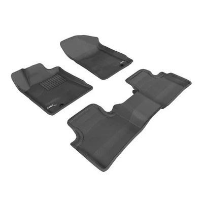 3D MAXpider Custom Fit Kagu Black 1st / 2nd Row Floor Liners for Nissan Maxima Foto 1 de 4