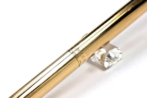 PARKER CLASSIC USA MADE BALLPOINT PEN 12K GOLD FILLED CAP AND BARREL - Picture 1 of 14