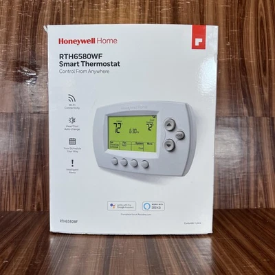 Honeywell Home RTH6580WF Smart Thermostat Wi-Fi Programmable Works with Alexa - Image 1 of 4