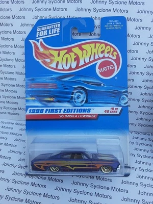 HOT WHEELS 1965 CHEVROLET IMPALA LOWRIDER КУПЕ ПЕРВЫЕ ВЫПУСКИ DONK - Изображение 1 из 2