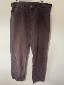 Lee Riders Brown Denim Jeans W38 L32 - Picture 1 of 7