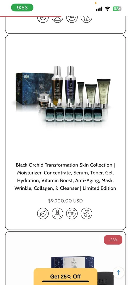 СОВЕРШЕННО новый черный орхидеи трансформации кожи коллекции - Изображение 1 из 1