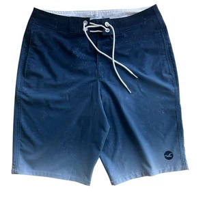 Hollister Para Hombres 30 Bañadores Tabla de Surf Pantalones Cortos Azul Malla Desvanecida Forro Cordón - Imagen 1 de 6