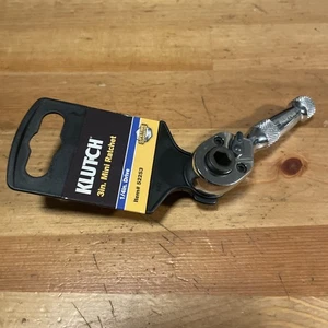 Klutch 1/4” Drive 3” Mini Ratchet  72 Tooth 52253 Sockets And Drive Bits - Picture 1 of 8
