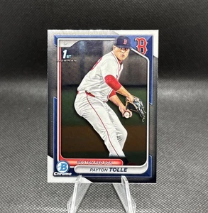 2024 Bowman Chrome Draft PAYTON TOLLE 1st Rookie #BDC-63 Red Sox RC SP QUANTITY - Picture 1 of 3