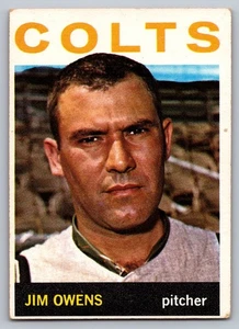1964 Topps #241 Jim Owens Houston Colt .45s - Picture 1 of 3