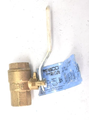 Nibco HydraPure T-585-80-LF 2 Piece Bronze Ball Valve Lead Free Full Port 1/2" - Image 1 of 4