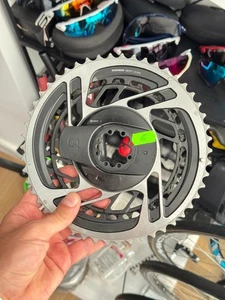 SRAM ROJO D1 AXS Quarq Kit Medidor de Potencia 12 Velocidades 50/37 Plato Fuerza Carretera Grava - Imagen 1 de 4