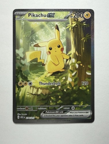 Pikachu EX 276/217 Ascended Heroes Special Illustration Rare TREE