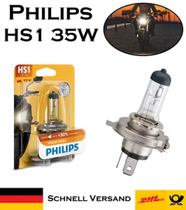 1x Philips Vision HS1 35/35W 12636BW Motorrad Kraftrad Scheinwerfer Ersatz Birne - Bild 1 von 4