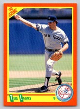 1990 Score Rookie & Traded #27T Tim Leary