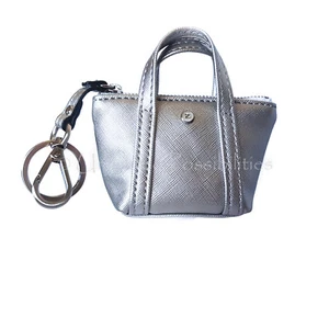 MIMCO Phenomena Keyring Coin Purse Bag Charm Silver NWT - Picture 1 of 4