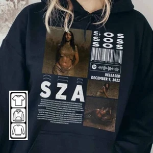 Sza Music Merch Hoodie, Sza Sos Album 90s Tee, Sza Tour Rapper Gift Bootleg - Picture 1 of 2