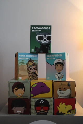 Youtooz Slimecicle, Jontron, Traves, RaccoonEggs, CallMeCarson Cover