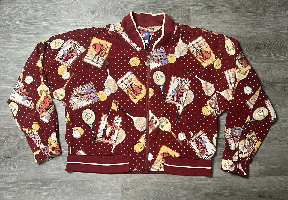 VINTAGE TAIL TECH FULL ZIP JACKET WOMENS LARGE TENNIS 80’s / 90’s - Image 1 of 3