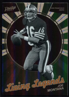 2023 Panini Prestige Football Joe Montana #LL-23 Living Legends 49ers  - Image 1 of 2