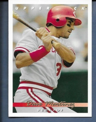 1993 Upper Deck Baseball #400 Dave Martinez REDS NM  - Image 1 of 2