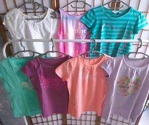 7 Sommer-Teile Shirts Tops 158/164 BlusenTOP Tunika Pastell 3x H&M 4x VERTBAUDET - Bild 1 von 23