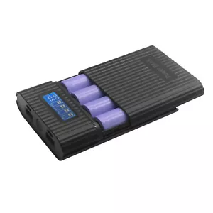 New Black DIY Power Bank Case Battery Charger Storage Box Digital Display H - Picture 1 of 15