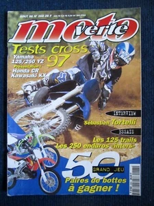 MOTO VERTE 268 Essai KAWASAKI KLX SUZUKI DRS YAMAHA DTRE CAGIVA W8 KTM Bike 1996 - Imagen 1 de 1
