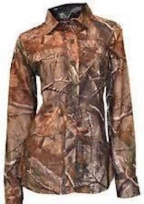 Under Armour Scent Control CAMO Semi Fitted Field Shirt Realtree AP Pink Logo XL - Image 1 of 4