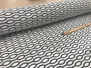 CHENILLE TEXTURED Next FABRIC 140 CMS WIDE FIRE RETARDANT MATERIAL cream - Picture 1 of 7
