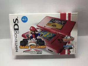 Nintendo DS Mario Kart Pack Red Handheld System Tested With Extras HTF STYLUS - Picture 1 of 23