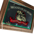 Moosehead Beer Canadian Lager Mirrored Beer Sign Quality  Wood Frame