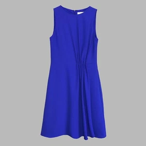 Reiss Nadia Blue Pleated Detail Dress | UK 8 | EU 36 - Picture 1 of 4